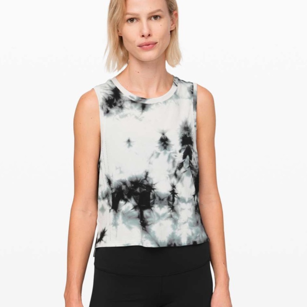 Lululemon Train to Be Tank Shibori